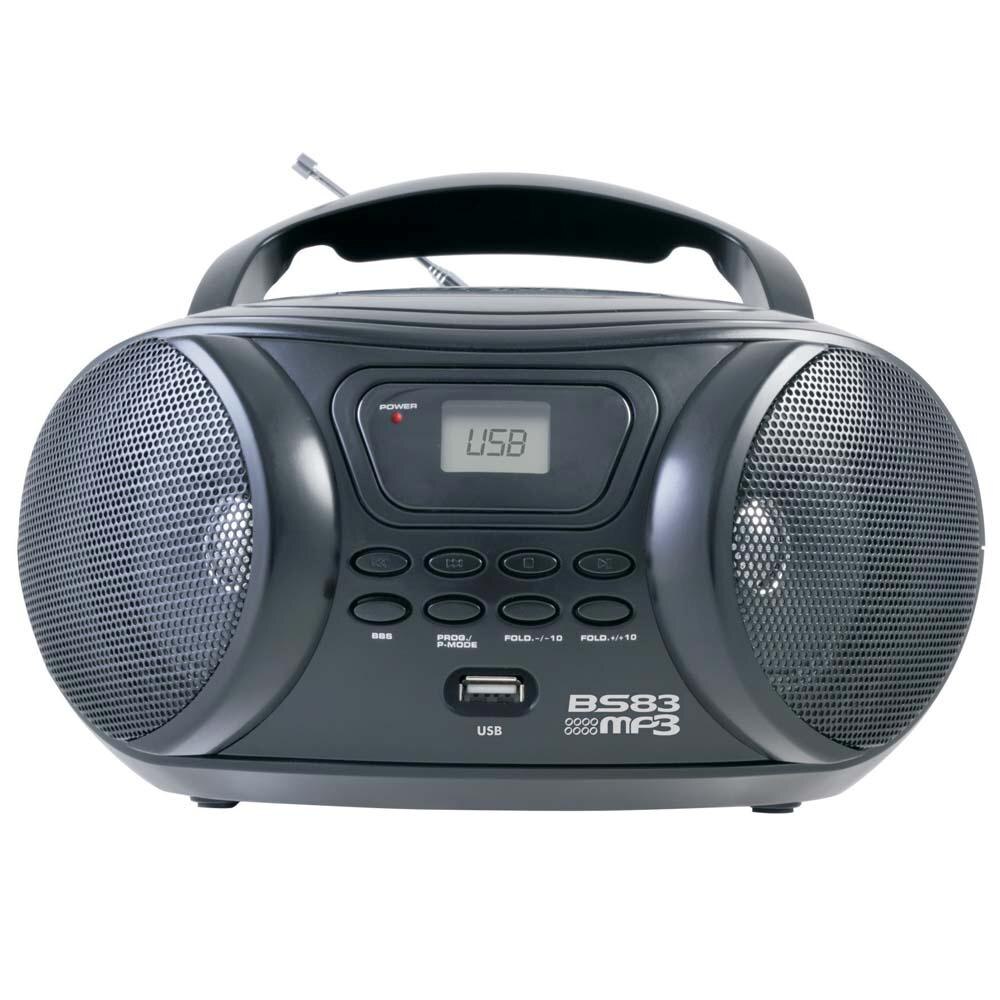 Rádio Portátil Britânia BS83 com MP3, Entrada USB, Entrada Auxiliar e Rádio FM - 3,4 W - Som ...
