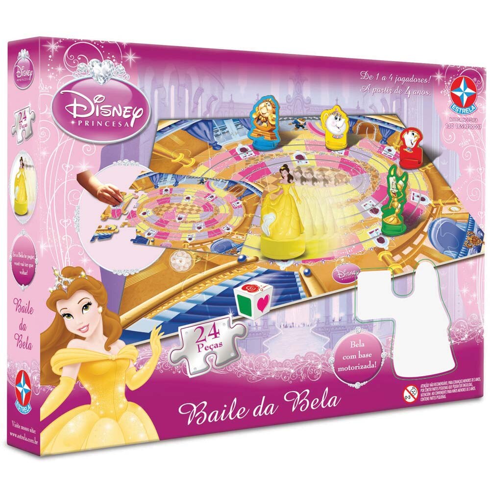 Jogo de Tabuleiro Baile da Bela Estrela Disney Tabuleiro no Jogo de Tabuleiro Baile da Bela Estrela Disney Tabuleiro no