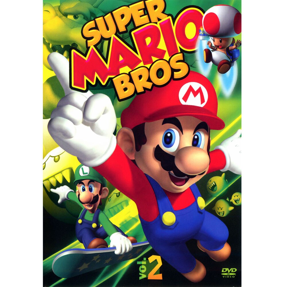 DVD Super Mário Bros Volume 2 Animação no