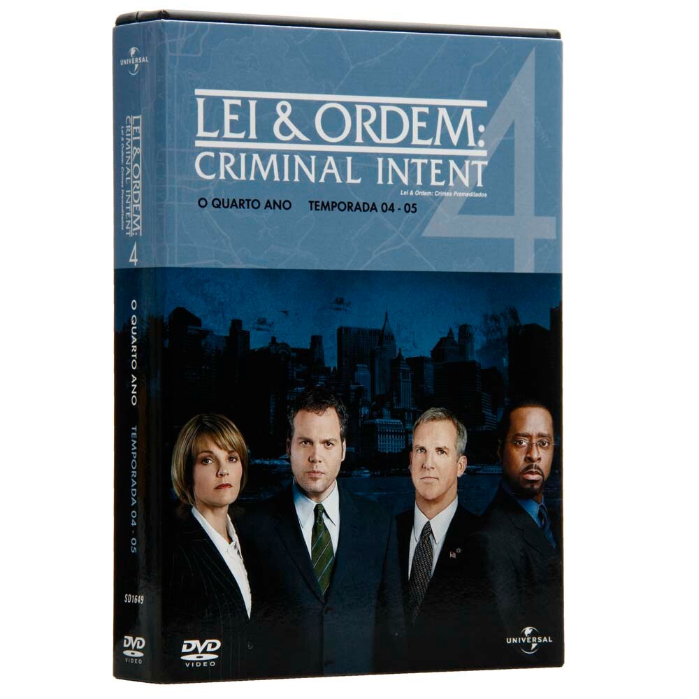 DVD Lei & Ordem Crimes Premeditados 4ª Temporada 6 Discos Minisséries e Séries de TV no DVD Lei & Ordem Crimes Premeditados 4ª Temporada 6 Discos Minisséries e Séries de TV no