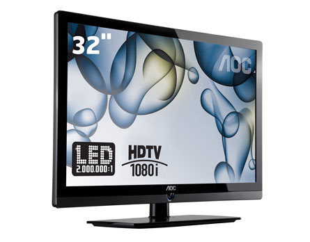 TV 32" LED AOC LE32W157 - Imagens com ótima resolução e sem ruídos TV 32" LED AOC LE32W157 - Imagens com ótima resolução e sem ruídos