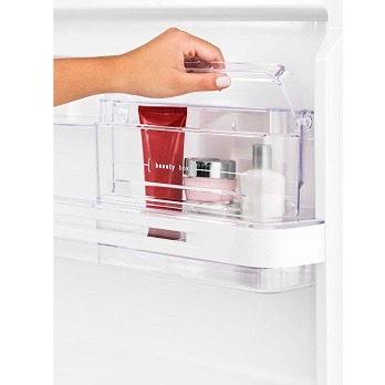 O espaço Beauty Box do refrigerador Electrolux DF52X Inox refrigerador Electrolux DF52X Inox Beauty Box