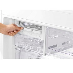 Ice Twister do refrigerador Electrolux DB52X Inox refrigerador Electrolux DB52X Inox Ice Twister