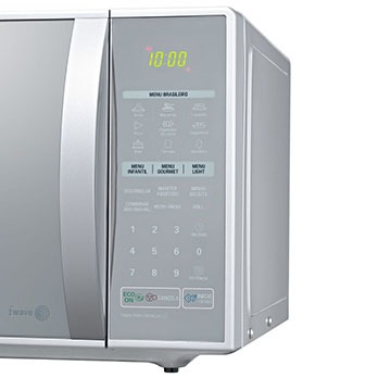 O LG MH7043R traz 24 programas Forno Micro-ondas LG MH7043R 24 programas
