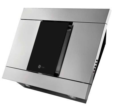 Cozinha elegante e sem gordura Coifa de Parede GE Metal Black