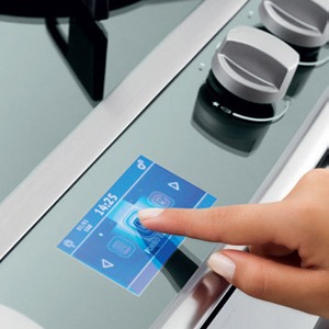 Facilidade de utilização Fogão Electrolux 5 Bocas i.Kitchen 76DIX painel touch screen