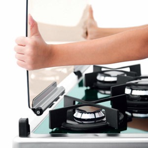 Proteção para o painel tampa vidro removíel Fogão Electrolux 5 Bocas i.Kitchen 76DIX