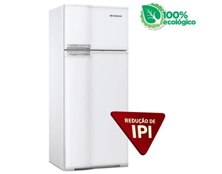 Refrigerador espaçoso para organizar os alimentos - Eletrodoméstico da Continental é 100% ecológico Refrigerador espaçoso para organizar os alimentos - Eletrodoméstico da Continental é 100% ecológico