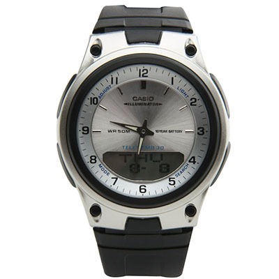 Relógio Casio AW-80-7AVDF Relógio Masculino Anadigi Casio AW-80-7AVDF