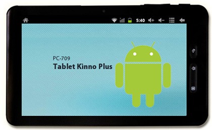 Sistema Operacional Android Tablet Phaser Kinno PC709 android 2.3