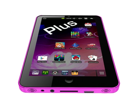 tablet DL A7 Plus deitado tablet DL A7 Plus tela