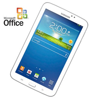 Seu escritório portátil Tablet Samsung Galaxy Tab 3 leitura e edição pacote Office