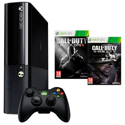Console Xbox 360 500GB + Call of Duty Ghosts (Download) + Call of Duty