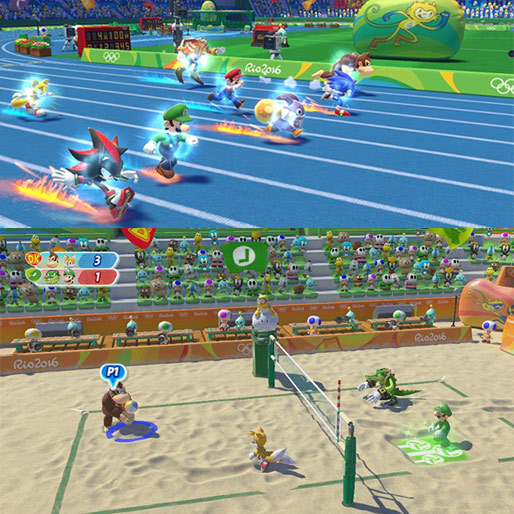 Curta diversos esportes olímpicos no game modalidades olímpicas mario sonic at the rio 2016 game