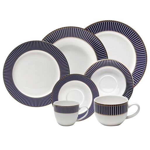 Aparelho de Jantar, Chá e Sobremesa Wolff aparelho jantar chá sobremesa wolff 42 peças