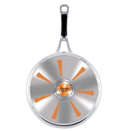 As panelas de Jamie Oliver podem ser usadas em fogão de indução Conjunto de Panelas T-Fal Jamie Oliver 2100081178 base