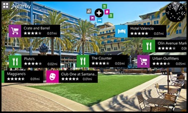 Encontre tudo ao seu redor Nokia Lente