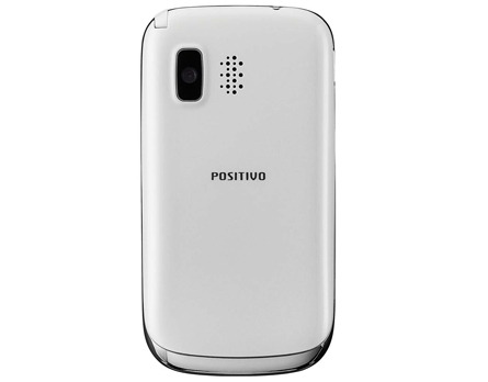 Um celular Positivo com câmera de 3,2 megapixels Um celular Positivo com câmera de 3,2 megapixels