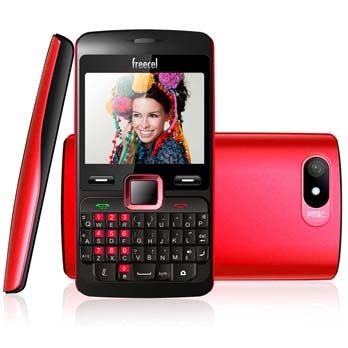 Detalhe do celular desbloqueado Freecel Free Style Vermelho celular desbloqueado Freecel Free Style Vermelho detalhe