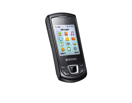 Celular Samsung E2550 Preto - Design compacto e discreto, perfeito para o dia a dia