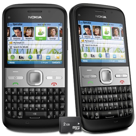 Nokia E5, com conexão wi-fi, 3G e diversos recursos Nokia E5, com conexão wi-fi, 3G e diversos recursos