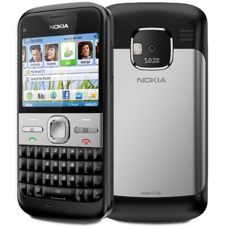 Nokia E5, completo com MP3 Player, cartão de memória e câmera de 5MP Nokia E5, completo com MP3 Player, cartão de memória e câmera de 5MP