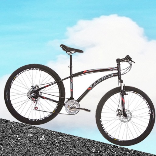 Eficiente sistema contra impacto Bicicleta Houston Discovery Freio Disco