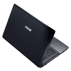 O notebook Asus K45VM VX106Q de costas notebook Asus K45VM VX106Q de costas