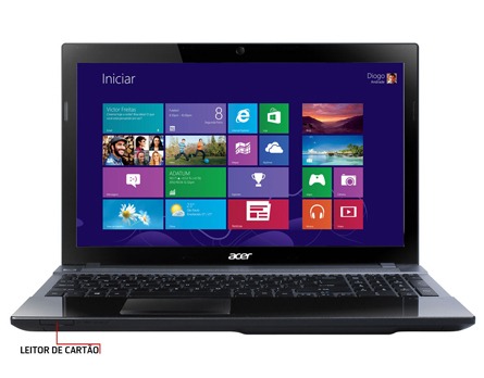 Notebook Acer de alto desempenho com Windows 8 Notebook Acer de alto desempenho com Windows 8