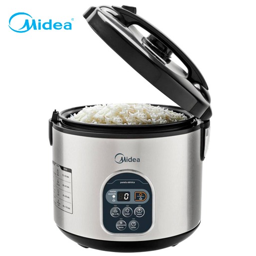 Panela Elétrica Midea Liva 1,8 Litros – Inox panela elétrica midea liva 1,8 litros – inox