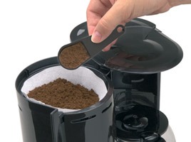 Café mais saboroso Porta filtro colher dosadora Cafeteira Elétrica Arno Perfectta