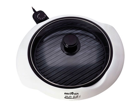Grill da Britânia é multifuncional Grill Britânia Multi Grill 2 antiaderente grelha tosta gratina