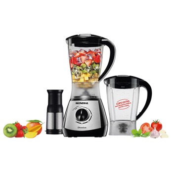 LIQUIDIFICADOR PREMIUM DUE SILVER 5V MONDIAL LIQUIDIFICADOR PREMIUM DUE SILVER 5V MONDIAL