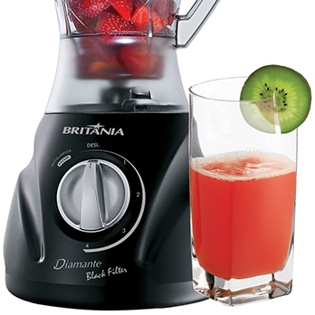 Liquidificador Diamante Black Filter com controle Britânia Diamante Black Filter