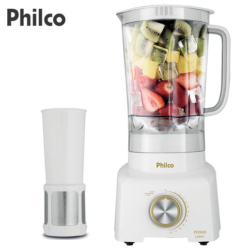 Liquidificador Philco PH900 com 12 velocidades liquidificador philco ph900 1200w