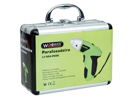 Jogo de 104 peças - Aplicação em madeira e alvenaria Jogo de 104 peças - Aplicação em madeira e alvenaria