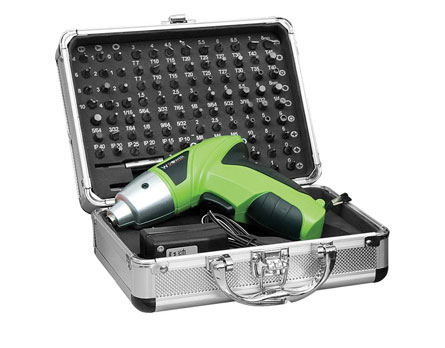 Parafusadeira W-Power à bateria LY504-PC06 - Vem em uma maleta bonita e prática Parafusadeira W-Power à bateria LY504-PC06 - Vem em uma maleta bonita e prática