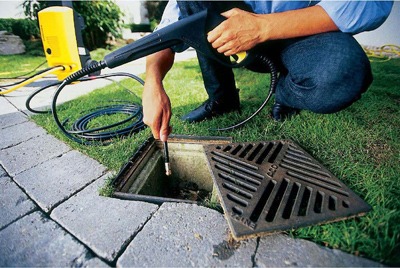 Facilidade para desentupir a tubulação Lavadora Kärcher Desentupidor Tubulação