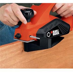Close na plaina elétrica Black Decker 7698K plaina elétrica Black Decker 7698K close