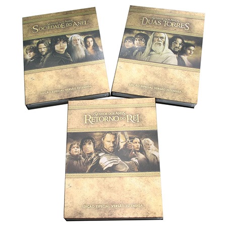 Assista muitas vezes os três filmes de O Senhor dos Anéis Blu-Ray - Box O Senhor dos Anéis: Edição Especial Versão Estendida filmes