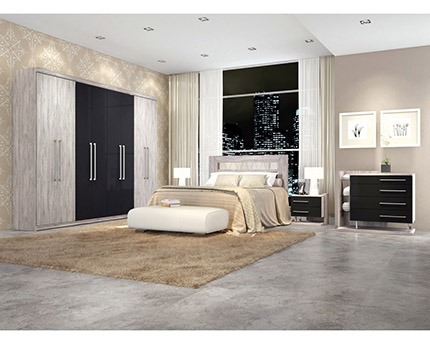 Guarda-Roupa Ele e Ela Santos Andirá Guarda-Roupa Ele e Ela para decorar o ambiente