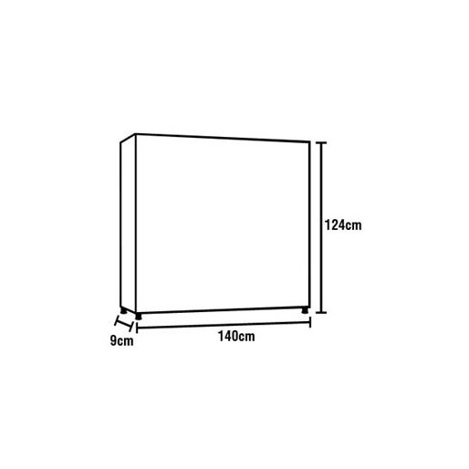 Cabeceira com medidas compactas Cabeceira com medidas compactas