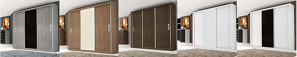 Várias opções de cores Guarda-Roupa Carioca diversas Cores