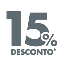 15% boleto/débito