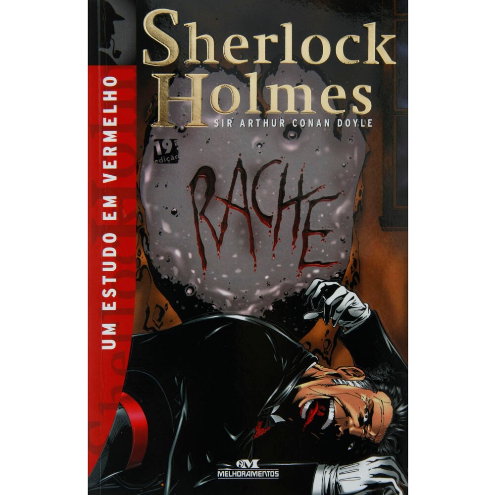 Capa do livro Sherlock Holmes - Um Estudo em Vermelho