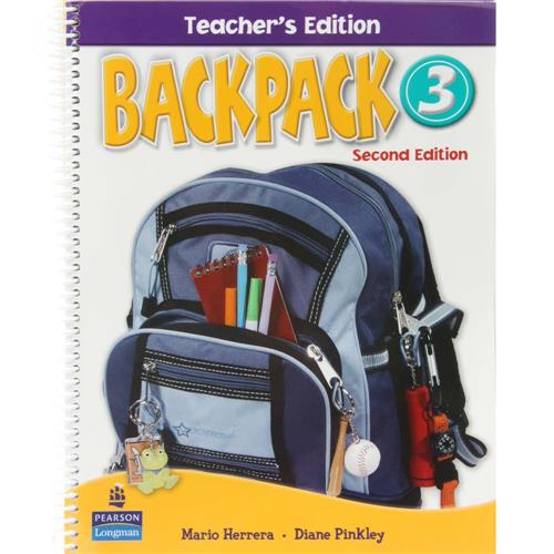 Livro Backpack 3 Teacher Book Pearson Inglês no