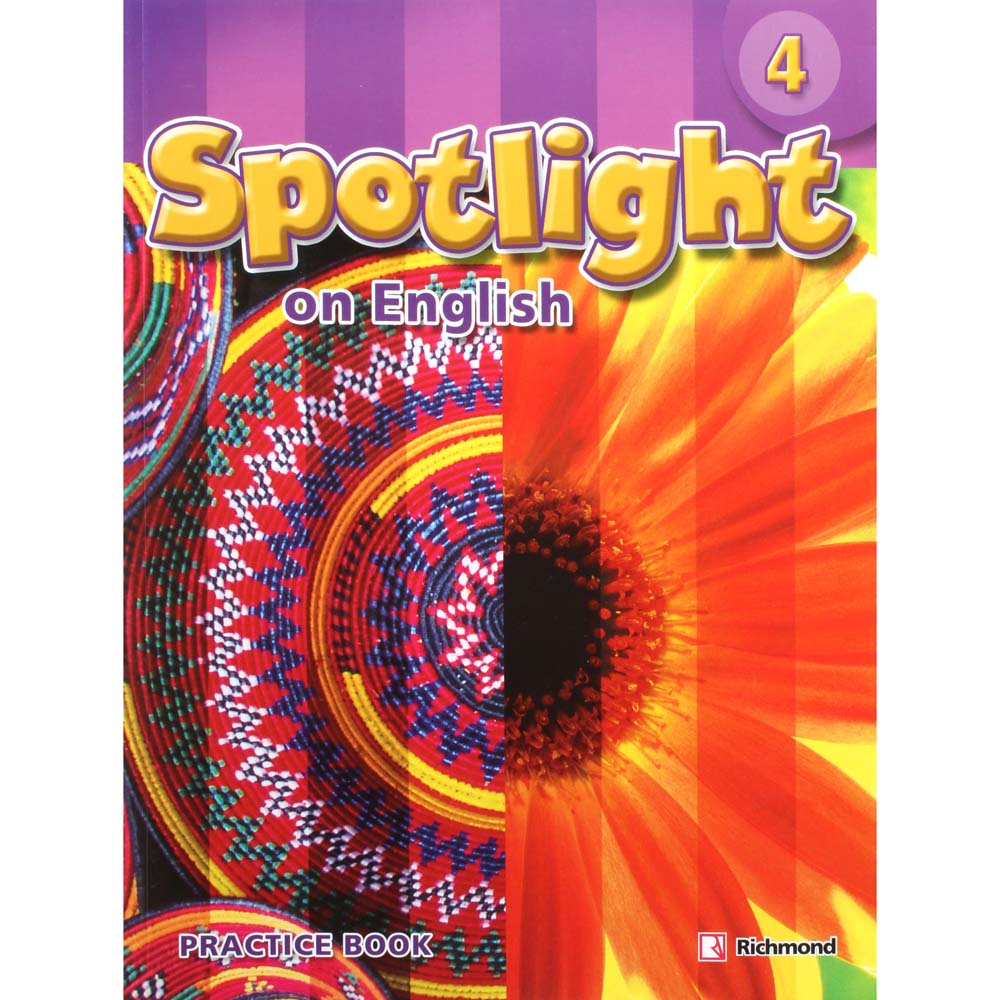 Livro Spotlight On English 4 Practice Book Richmond Inglês no