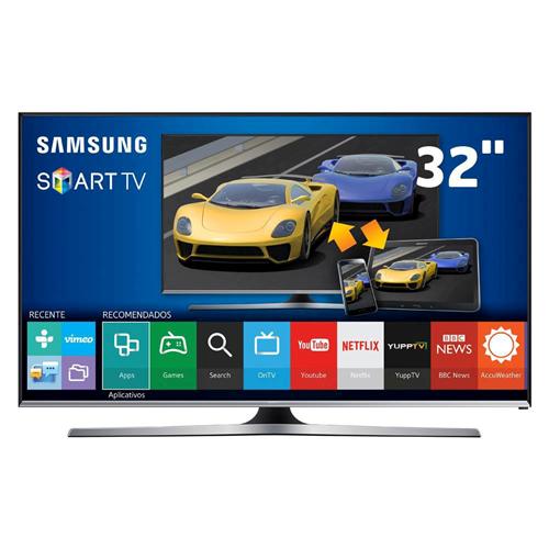 Smart TV LED 32" Full HD Samsung 32J5500 com Connect Share Movie