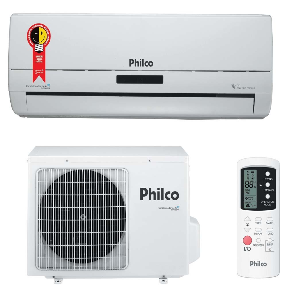 Ar Condicionado Split Philco Ph9000qf Quente Frio 9 000 Btus Com Ar Condicionado Split Philco Ph9000qf Quente Frio 9 000 Btus Com
