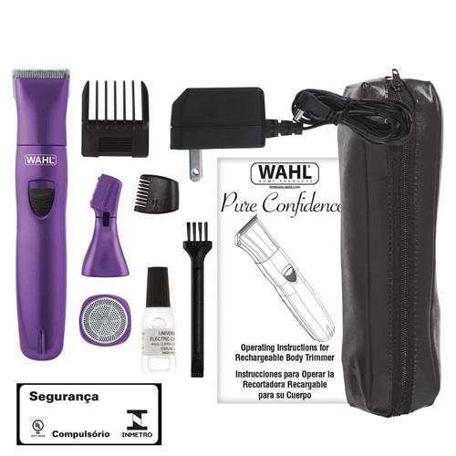 Aparador de Pelos Wahl Clipper Pure Confidence Bivolt 9865-1048 - Roxo Menor preço em Aparador de Pelos Wahl Clipper Pure Confidence Bivolt 9865-1048 - Roxo